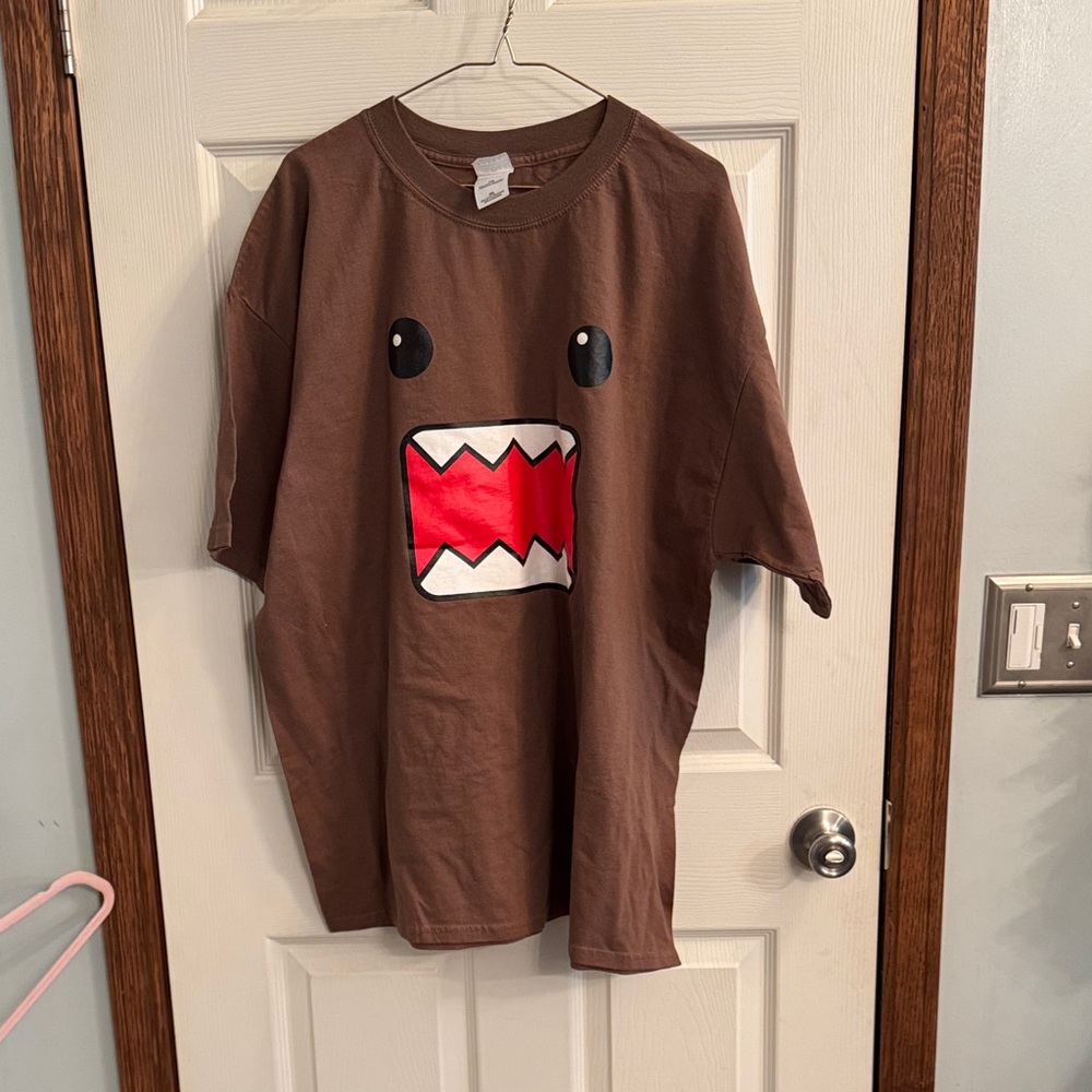 Unbranded Brown Graphic Monster Short Sleeve‎ Tee